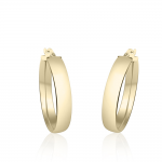 Hoop earrings K14 gold, sk3687 EARRINGS Κοσμηματα - chrilia.gr