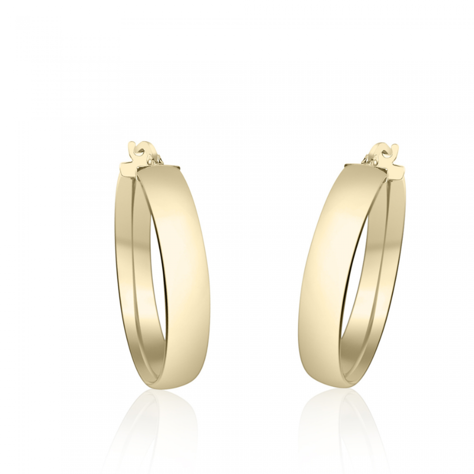 Hoop earrings K14 gold, sk3687 EARRINGS Κοσμηματα - chrilia.gr