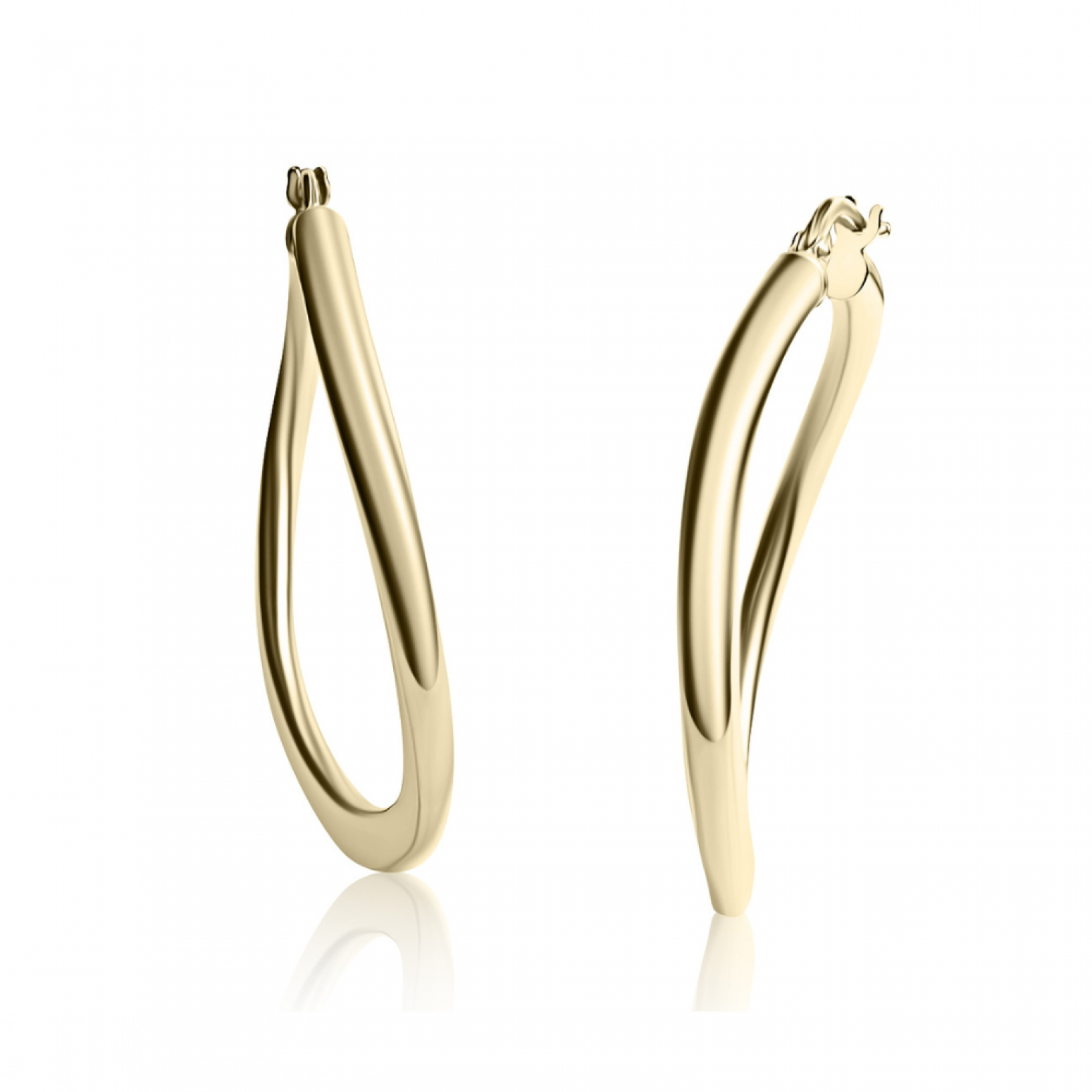 Hoop earrings K14 gold, sk3815 EARRINGS Κοσμηματα - chrilia.gr