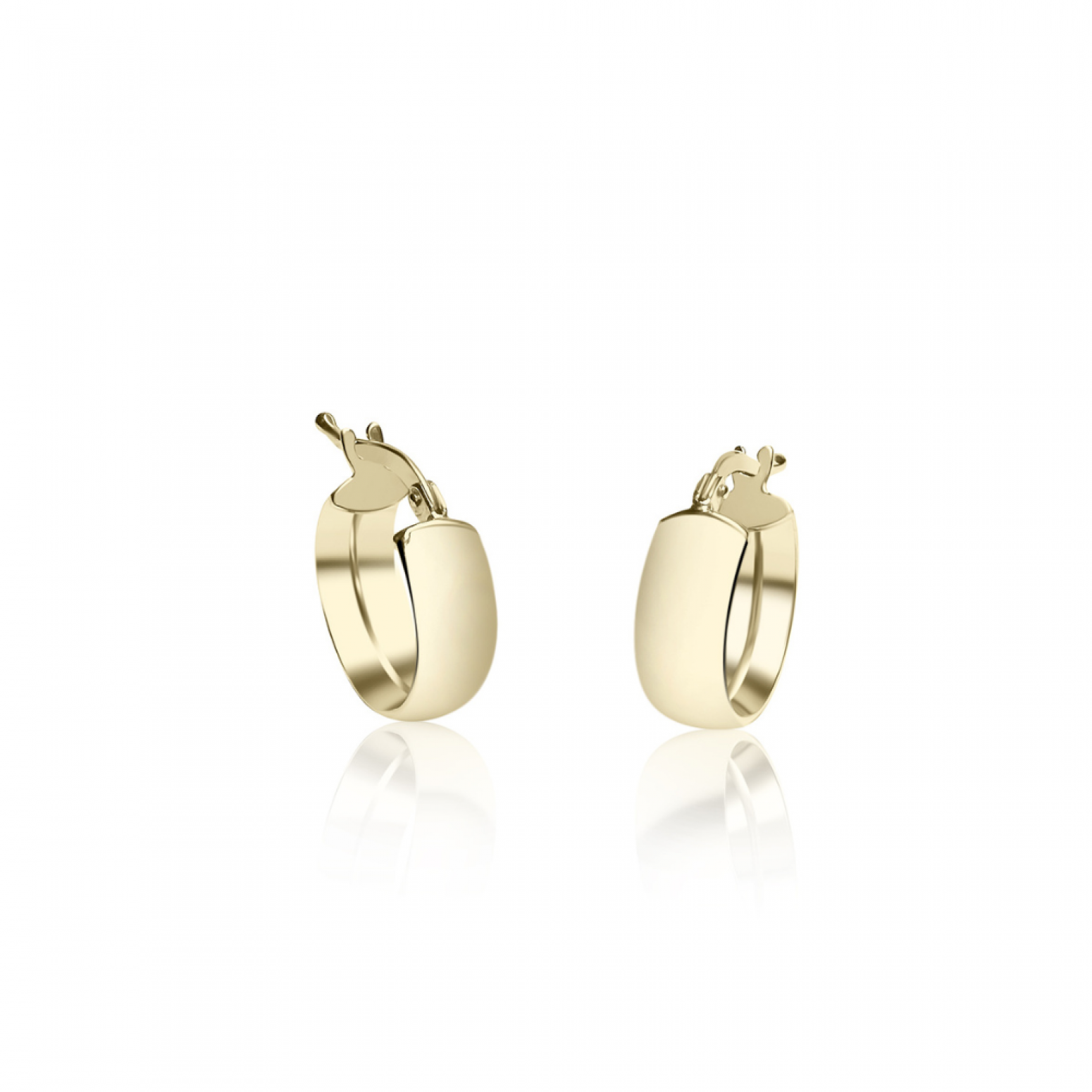 Hoop earrings K14 gold, sk3863 EARRINGS Κοσμηματα - chrilia.gr