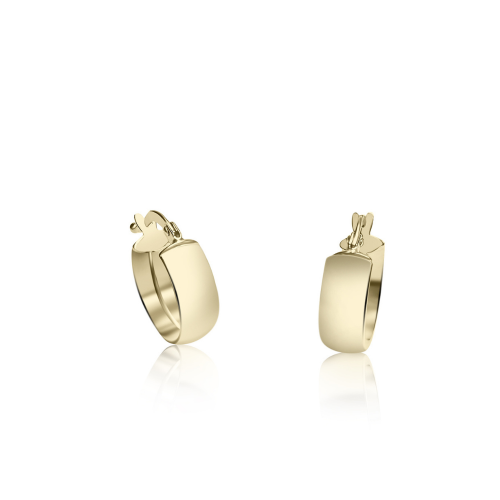 Hoop earrings K14 gold, sk3884 EARRINGS Κοσμηματα - chrilia.gr