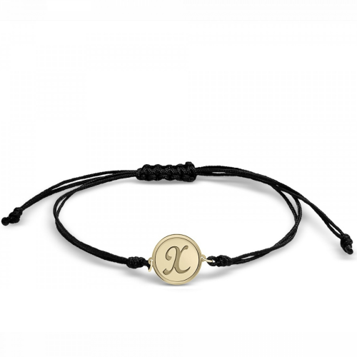 Monogram women bracelet, 14K gold, br2711 BRACELETS Κοσμηματα - chrilia.gr