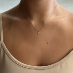 Cross neclace, Κ14 white gold with diamonds 0.02ct, VS2, H ko5319 NECKLACES Κοσμηματα - chrilia.gr