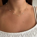 Νecklace, Κ14 gold with pearls, ko5738 NECKLACES Κοσμηματα - chrilia.gr