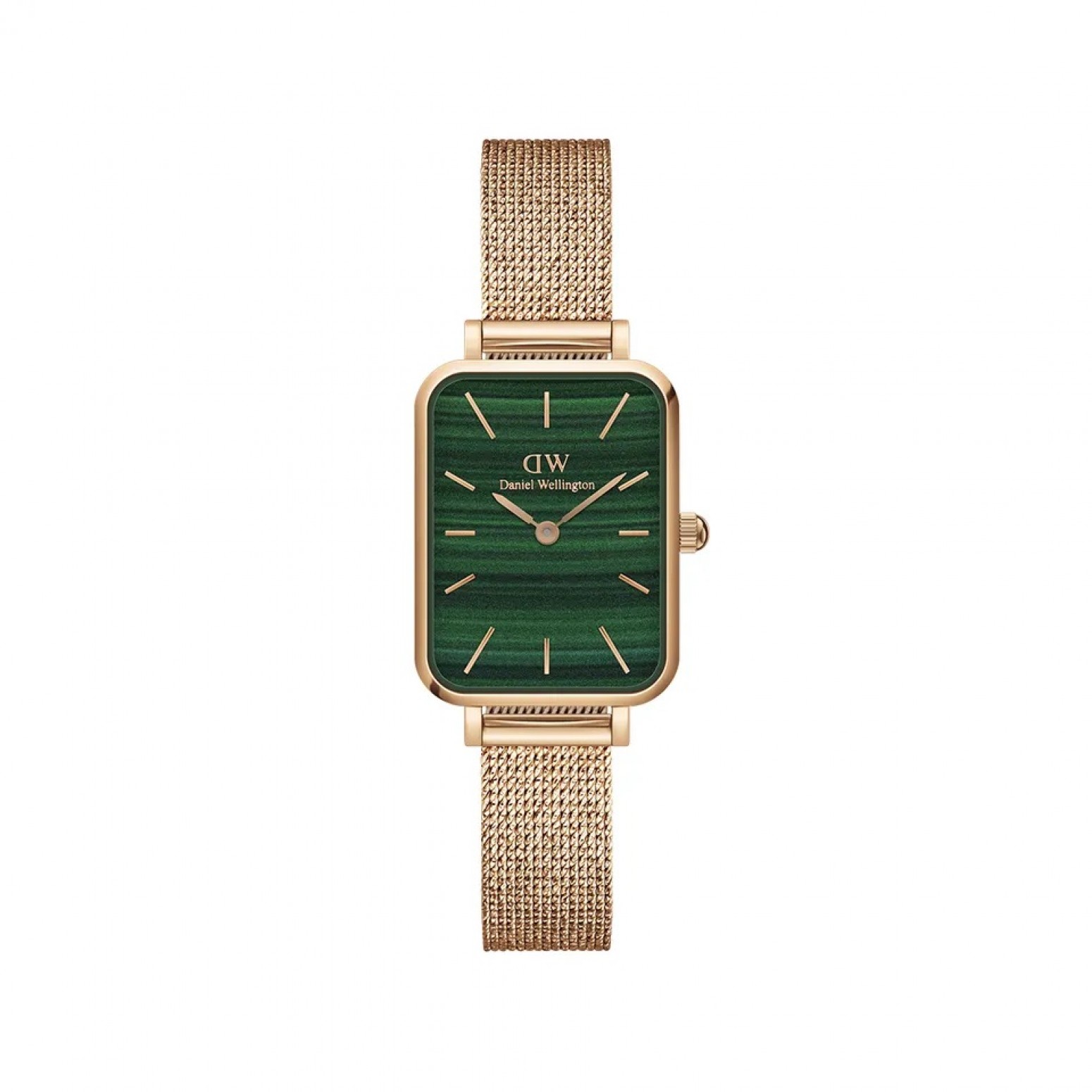 Daniel Wellington Quadro Pressed Melrose Pink/Green 20x26mm DW00100437, ac1292 GIFTS Κοσμηματα - chrilia.gr