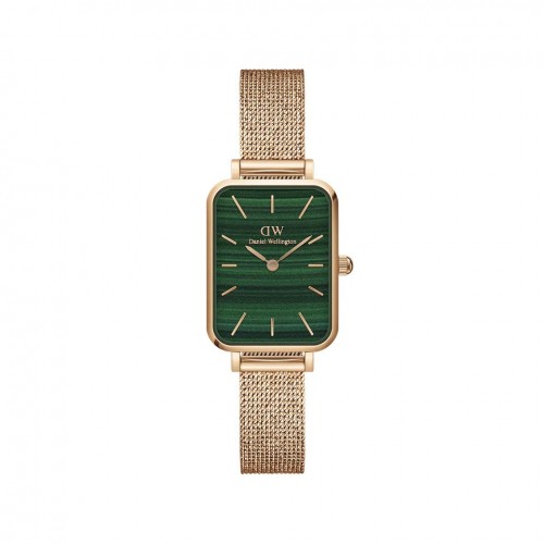 Daniel Wellington Quadro Pressed Melrose Pink/Green 20x26mm DW00100437, ac1292 GIFTS Κοσμηματα - chrilia.gr