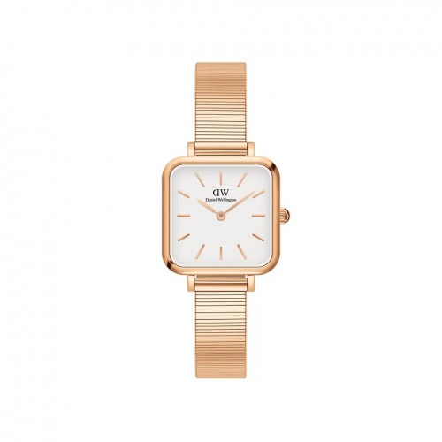 Daniel Wellington Quadro Studio Pink gold 22x22mm DW00100517, ac1390 GIFTS Κοσμηματα - chrilia.gr