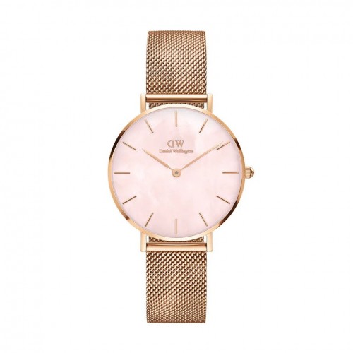 Daniel Wellington Petite Melrose Pearl Pink Gold 32mm DW00100516, ac1391 GIFTS Κοσμηματα - chrilia.gr