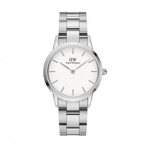 Daniel Wellington Iconic Link Silver/White 32mm DW00100205, ac1020 LUXURY GIFTS Κοσμηματα - chrilia.gr