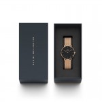 Daniel Wellington Petite Melrose Pink/Black 36mm DW00100303, ac1028 GIFTS Κοσμηματα - chrilia.gr