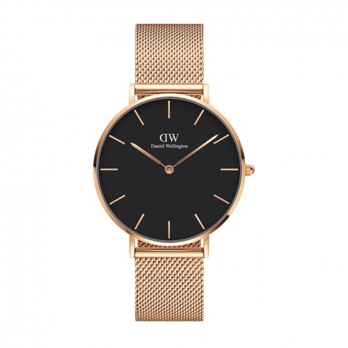 Daniel Wellington Petite Melrose Pink/Black 36mm DW00100303, ac1028 GIFTS Κοσμηματα - chrilia.gr