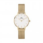 Daniel Wellington Petite Evergold Yellow/White 28mm DW00100350, ac1040 GIFTS Κοσμηματα - chrilia.gr