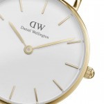 Daniel Wellington Petite Evergold Yellow/White 28mm DW00100350, ac1040 GIFTS Κοσμηματα - chrilia.gr