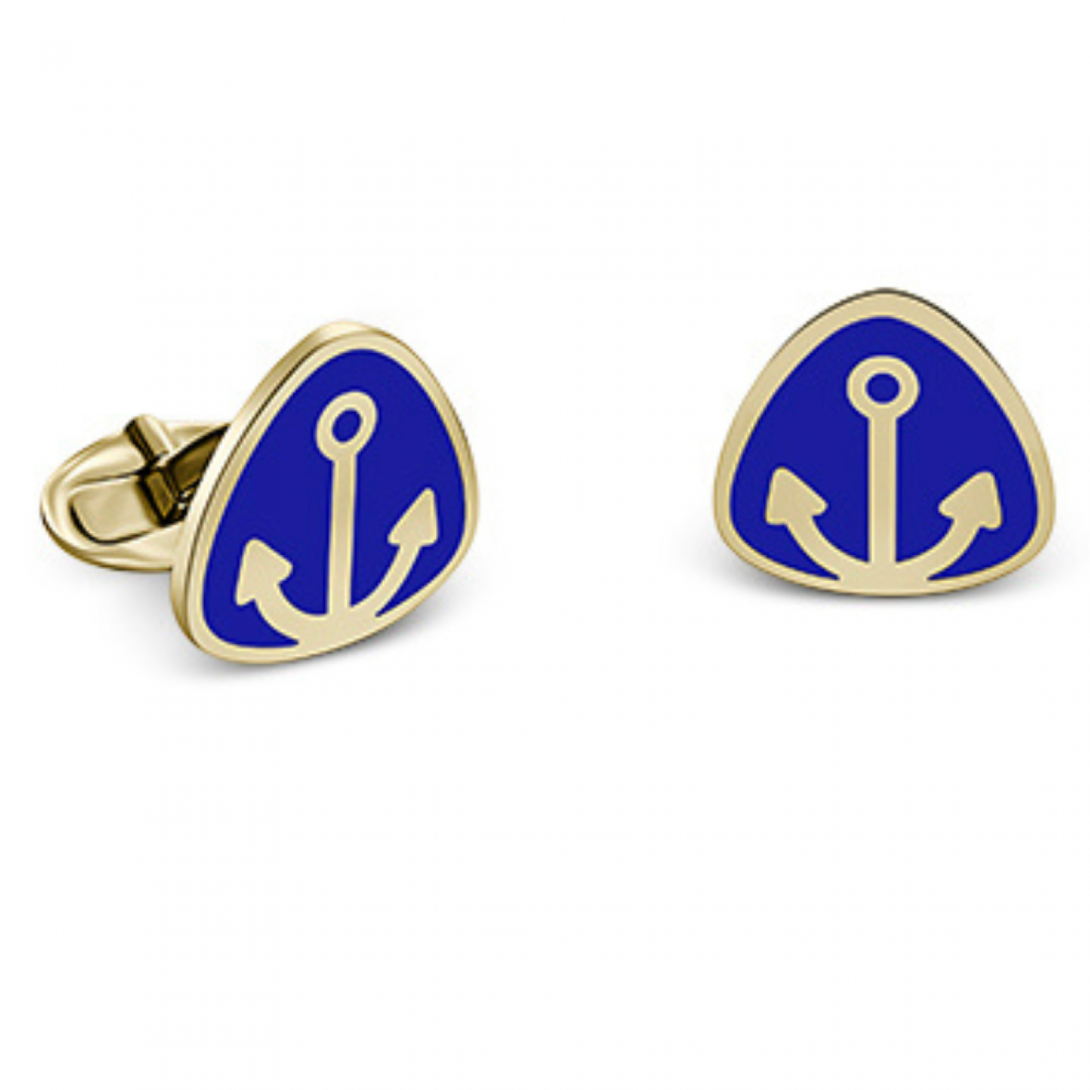 Anchors cufflinks, 14K gold, mk0194 GIFTS Κοσμηματα - chrilia.gr