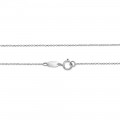 Rollo chain Κ14 white gold 50cm, al0250