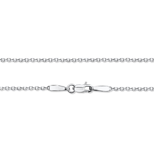 Rollo chain Κ14 white gold 50cm, al0225 CHAINS Κοσμηματα - chrilia.gr