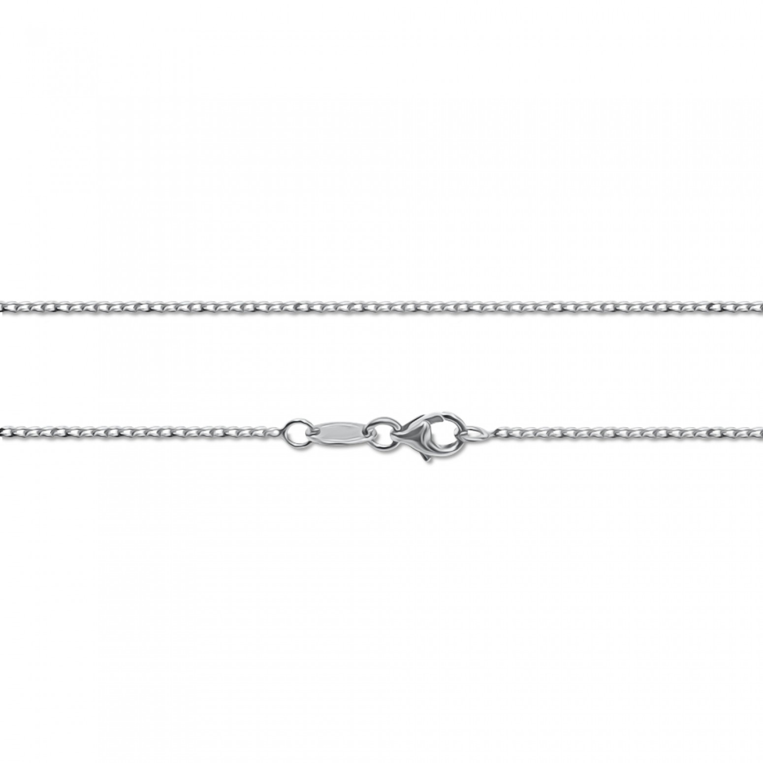 Gourmet thita chain Κ14 white gold 50cm, al0244 CHAINS Κοσμηματα - chrilia.gr