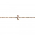 Babies bracelet K14 pink gold with boy and diamonds 0.02ct, VS2, H pb0235 BRACELETS Κοσμηματα - chrilia.gr