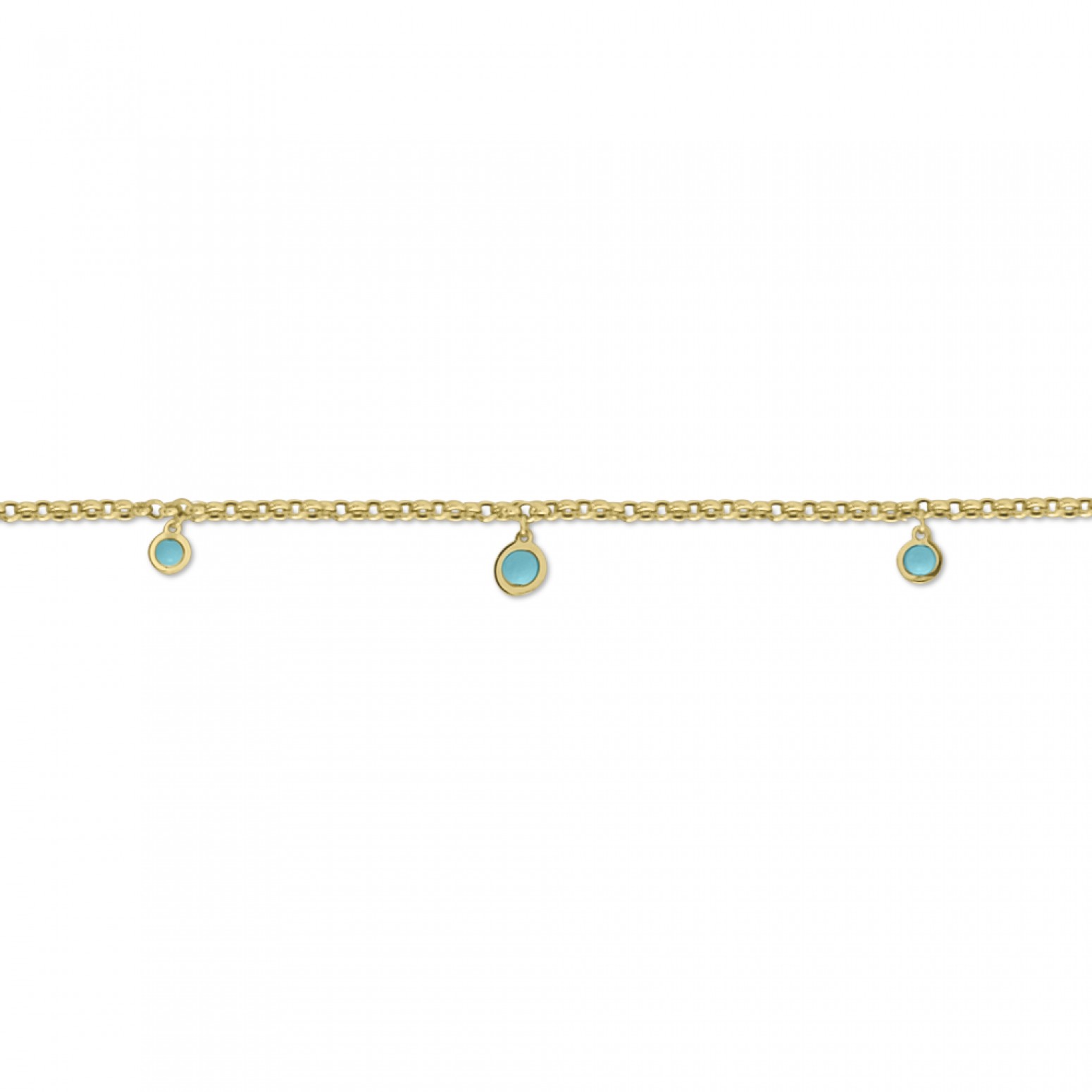 Babies bracelet K14 gold with turquoise pb0338 BRACELETS Κοσμηματα - chrilia.gr