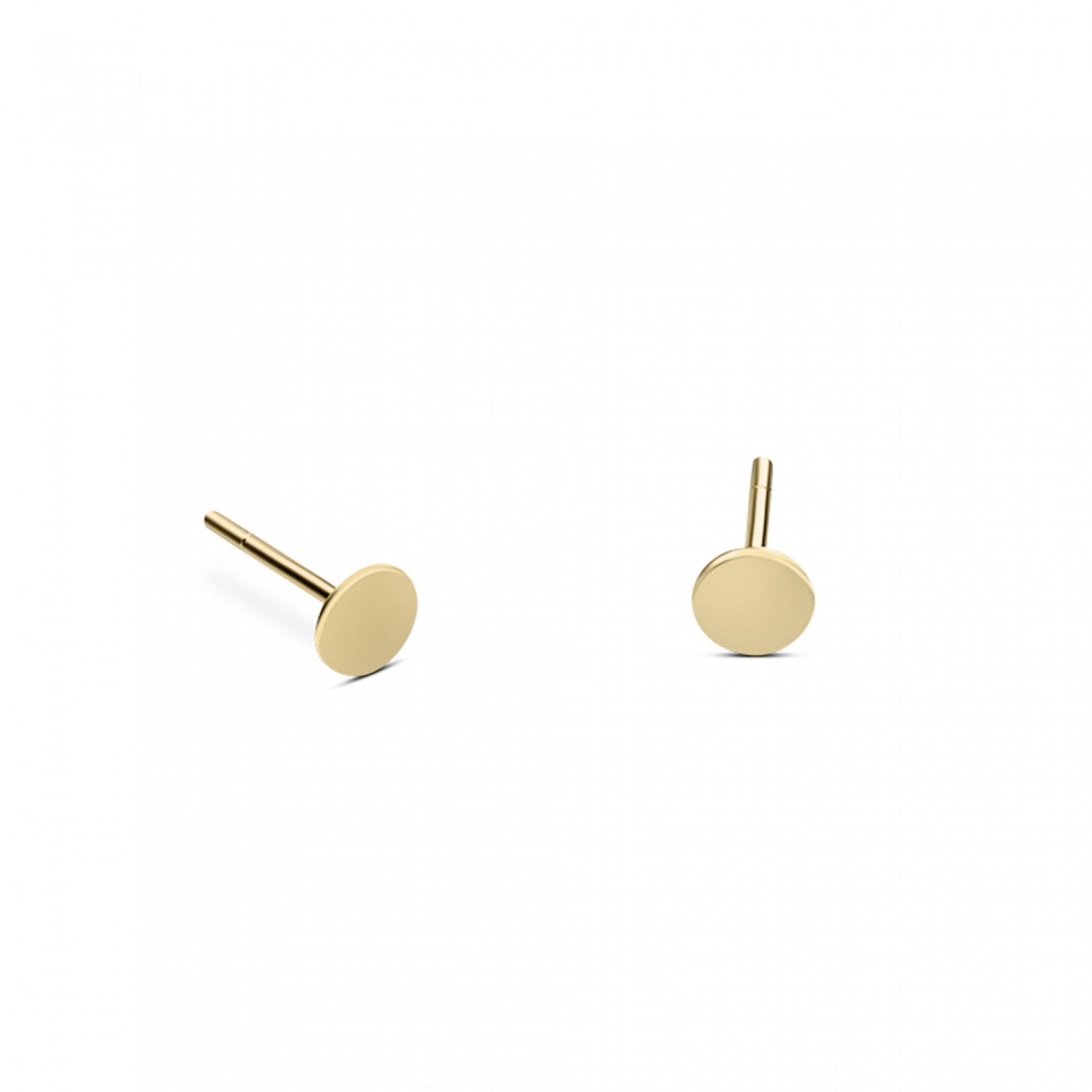 Round baby earrings K9 gold, ps0116 EARRINGS Κοσμηματα - chrilia.gr