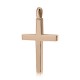 Baptism cross K14 pink gold st3629