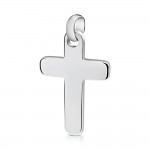 Baptism cross K14 white gold st3839 CROSSES Κοσμηματα - chrilia.gr