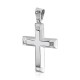 Baptism cross K14 white gold st3924