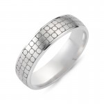 Chrilia wedding rings in white gold, K14, pair da2770 WEDDING RINGS Κοσμηματα - chrilia.gr