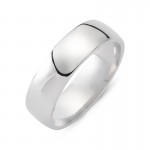 Chrilia wedding rings in white gold, K14, pair da2818 WEDDING RINGS Κοσμηματα - chrilia.gr